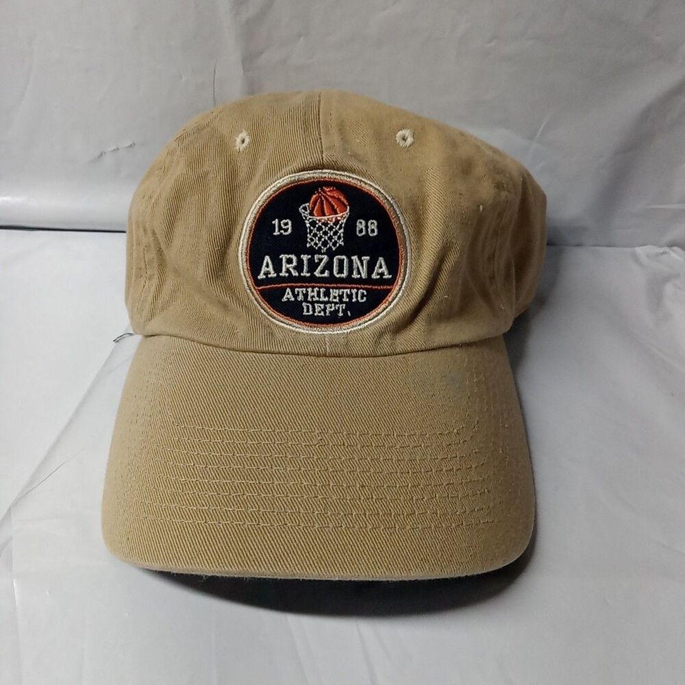 Arizona Jean Co. Athletic Dept. Adjustable Hat. 1988 With Basketball